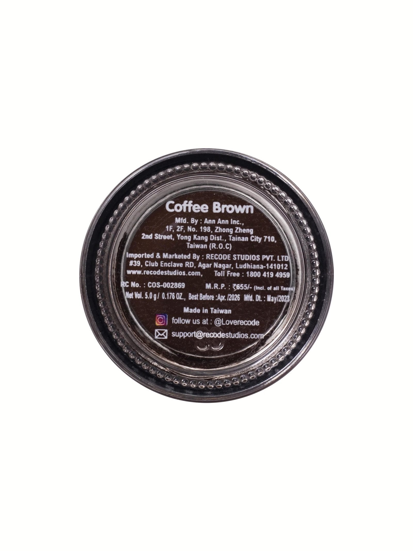 RECODE WE STOLE DA SHOW GEL LINER-COFFEE BROWN 5GMS