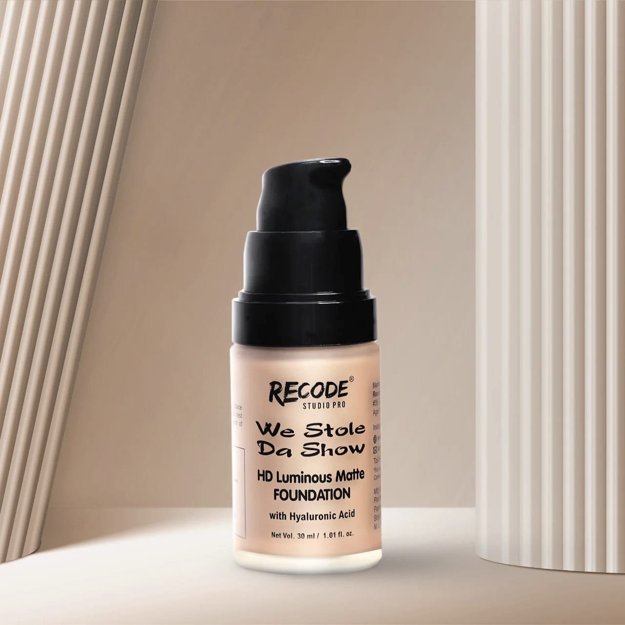 RECODE WE STOLE DA SHOW HD LUMINOUS MATTE FOUNDATION 30ML