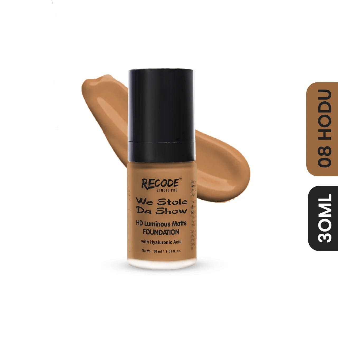 RECODE WE STOLE DA SHOW HD LUMINOUS MATTE FOUNDATION 30ML