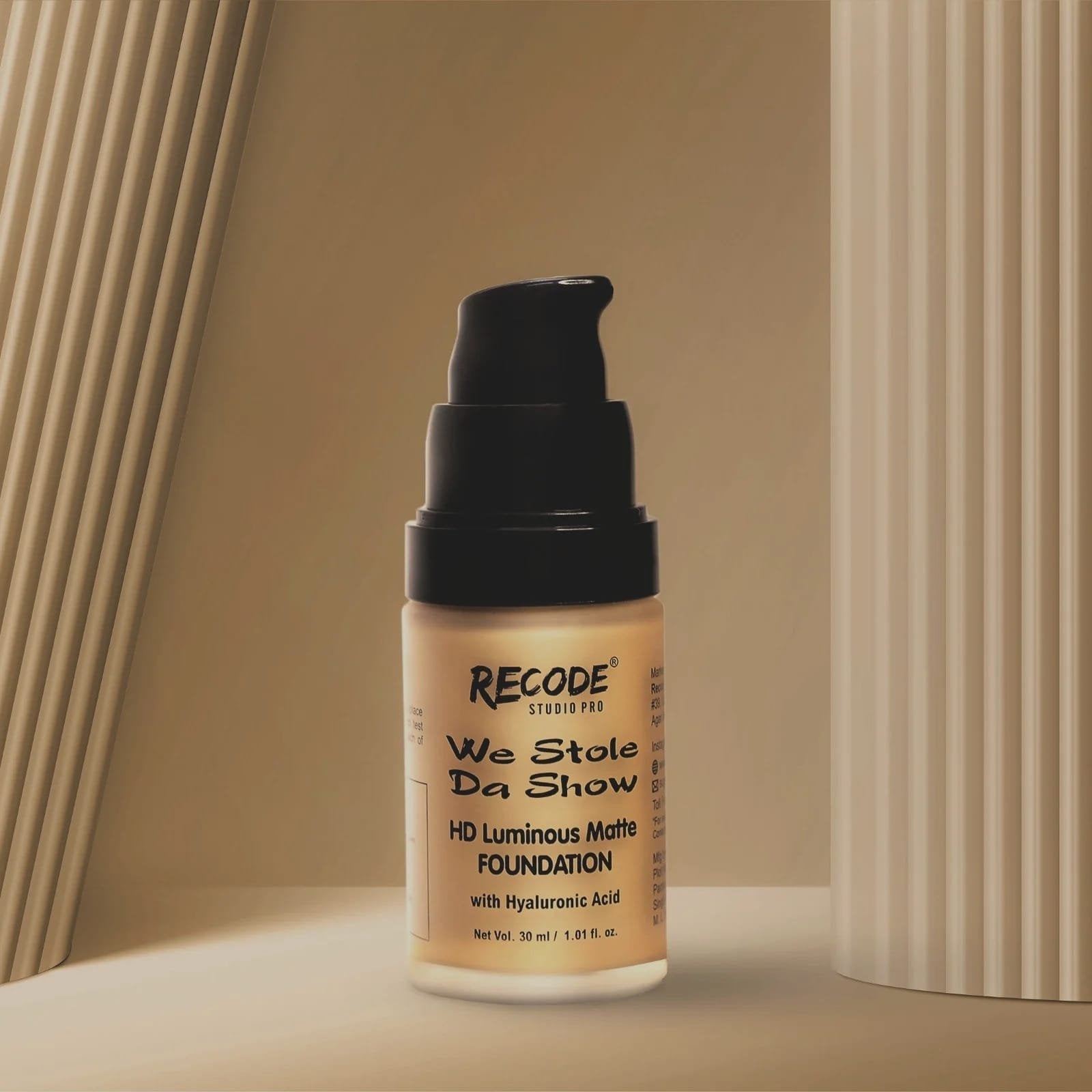 RECODE WE STOLE DA SHOW HD LUMINOUS MATTE FOUNDATION 30ML