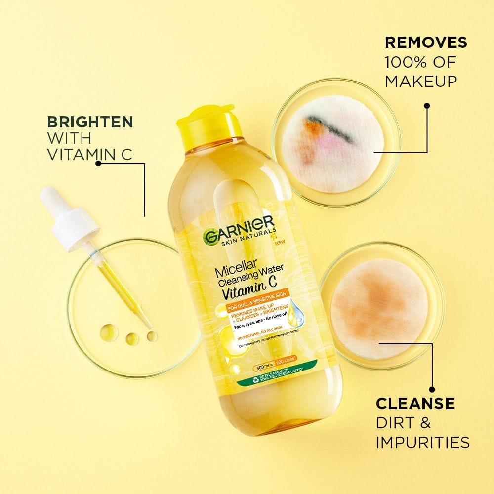 GARNIER MICELLAR CLEANSING WATER VITAMIN C