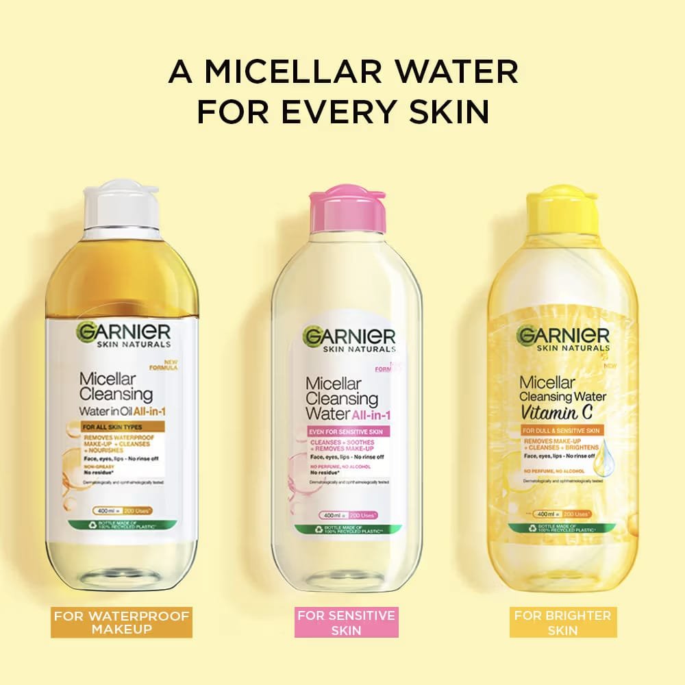 GARNIER MICELLAR CLEANSING WATER VITAMIN C