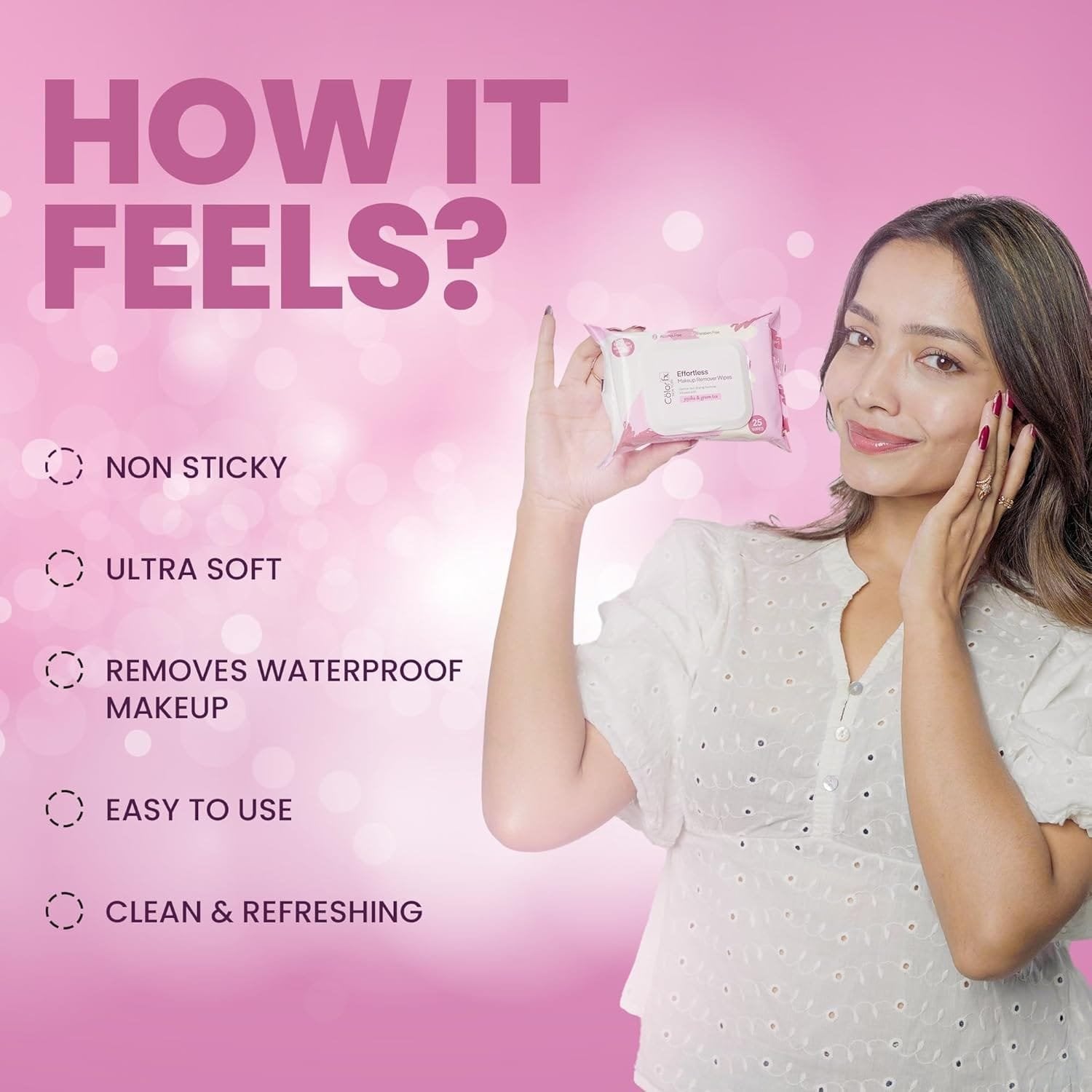 COLOR FX MAKEUP REMOVER WIPES 25N