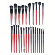BEAUTILICIOUS HUED COLLECTION BRUSH KIT (25 PCS.) + FREE ONYX GLAM BRUSH BOOK (BRUSH FOLDER)