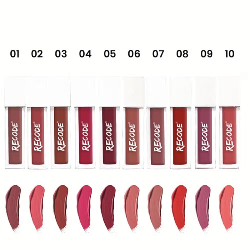 Recode Silky Matte Mini Liquid Lipstick 15ml (1.50ml x 10)