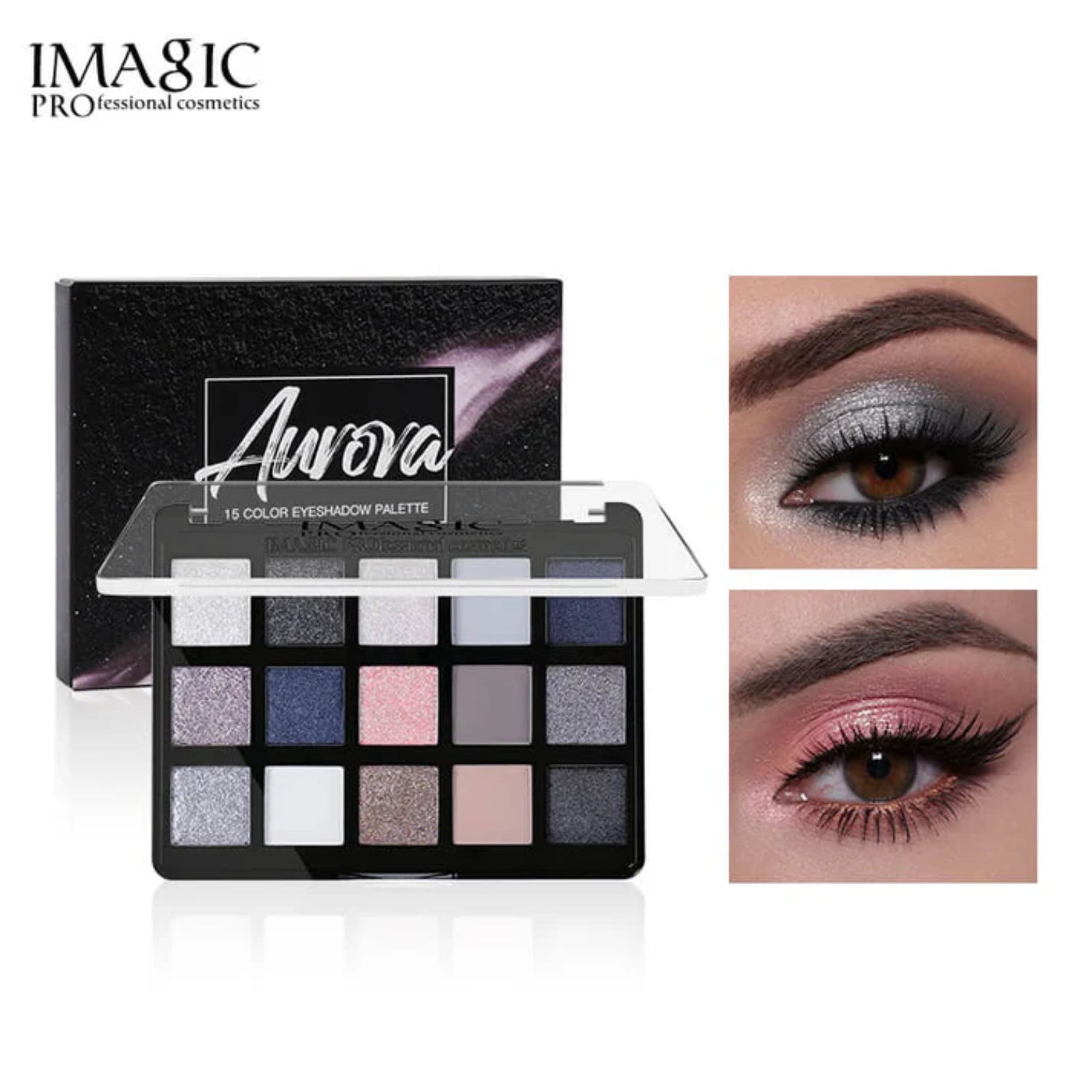 IMAGIC 15 COLOUR EYESHADOW PALETTE -AURORA EY-362