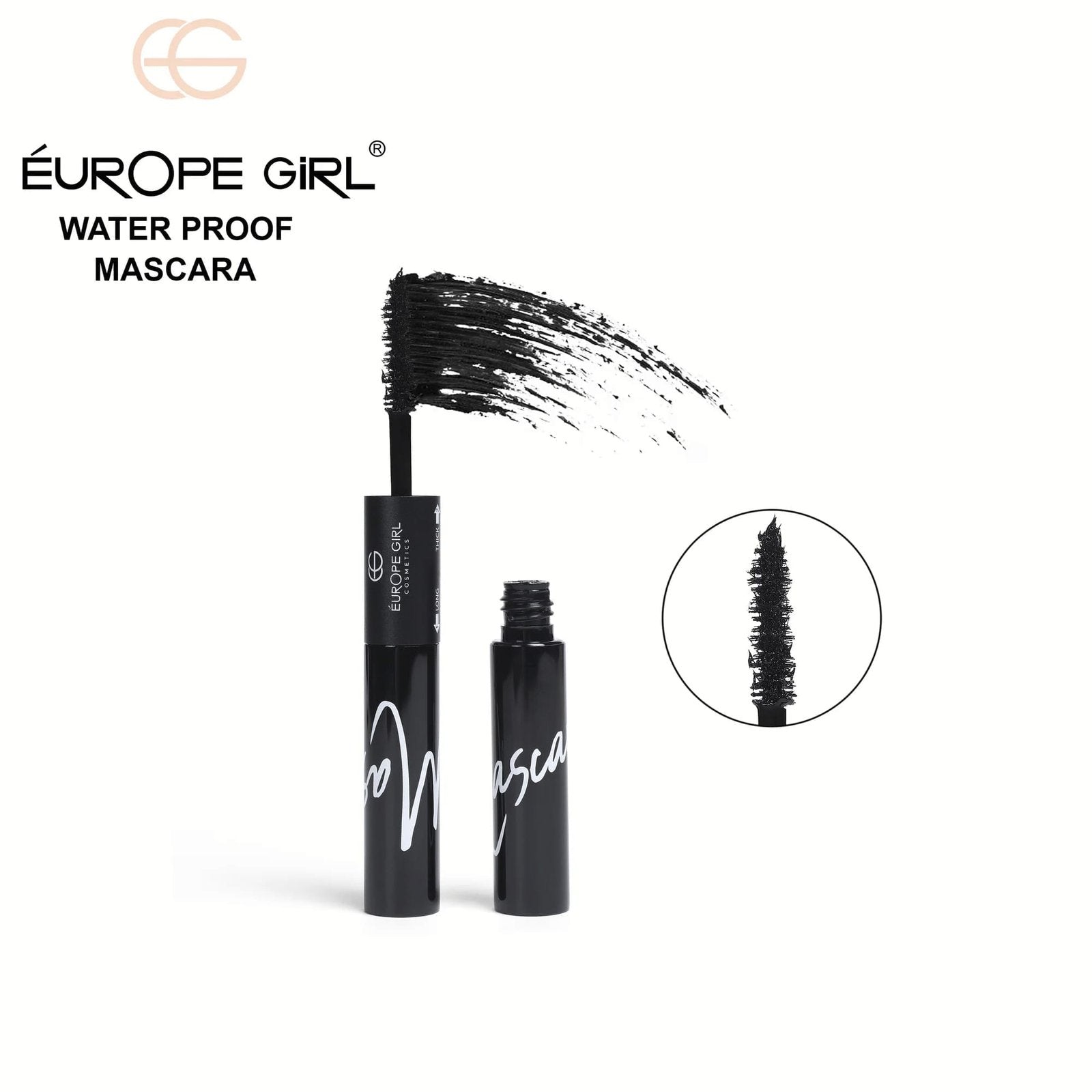 EUROPE GIRL Water proof Mascara 2 in 1 6 GM X 5 GM