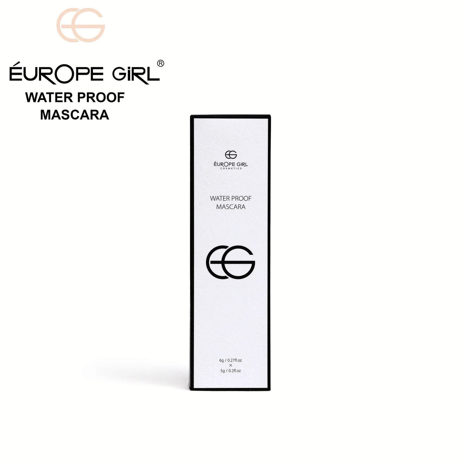 EUROPE GIRL Water proof Mascara 2 in 1 6 GM X 5 GM