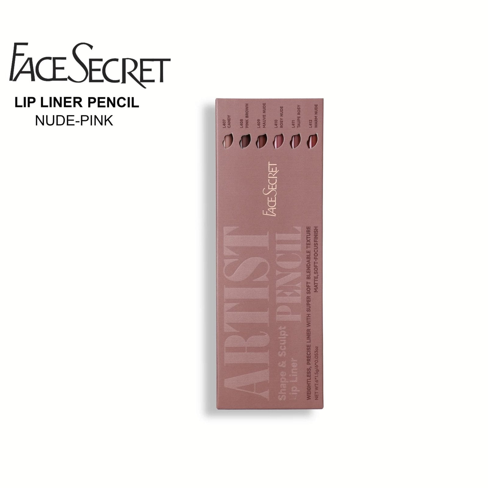 FACE SECRET 6PCS LIP LINER SET