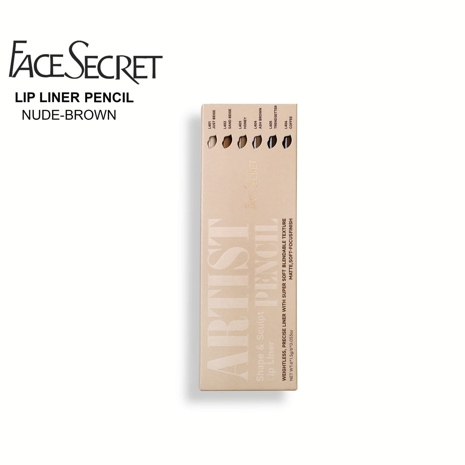 FACE SECRET 6PCS LIP LINER SET
