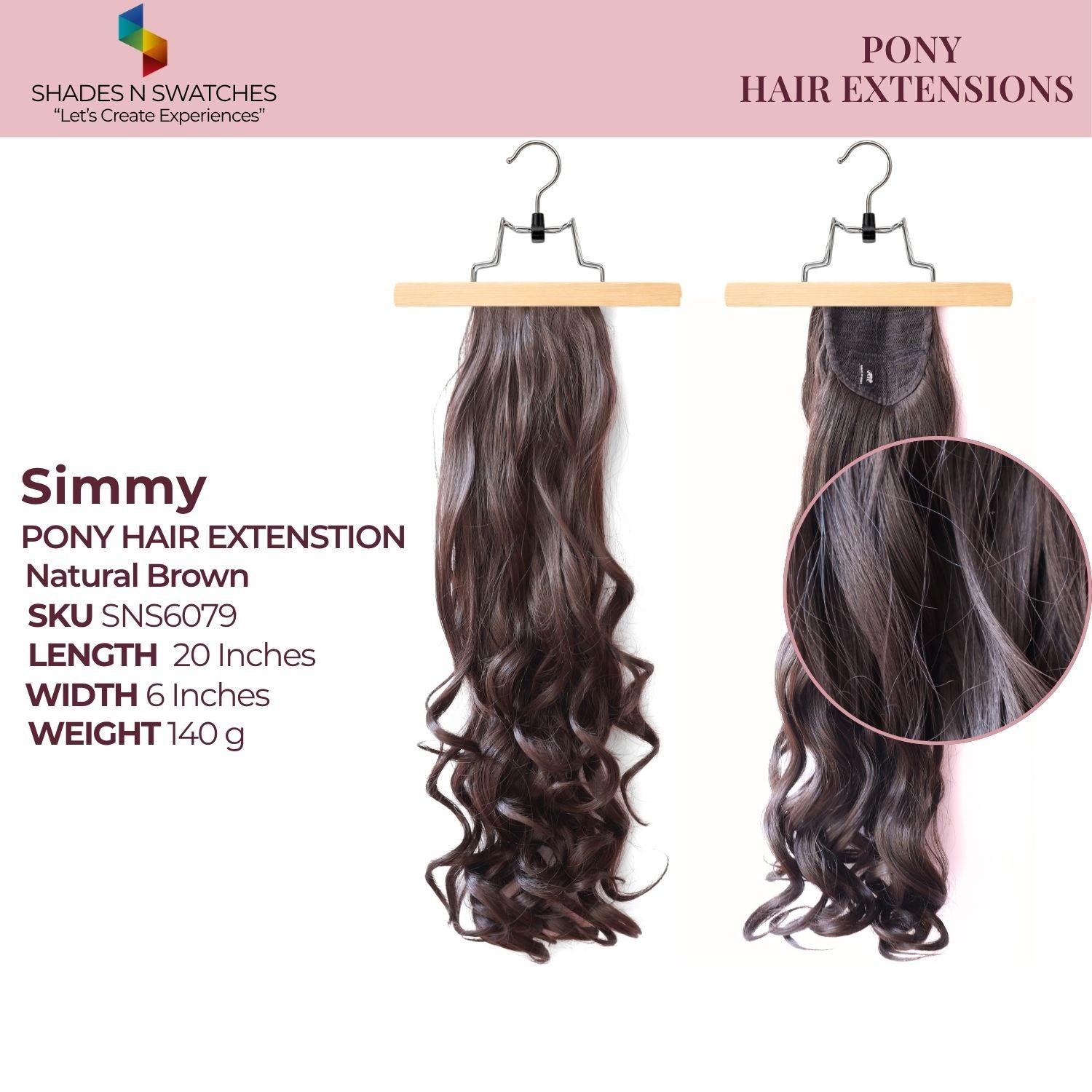 PONY HAIR EXTENSIONS SIMMY
