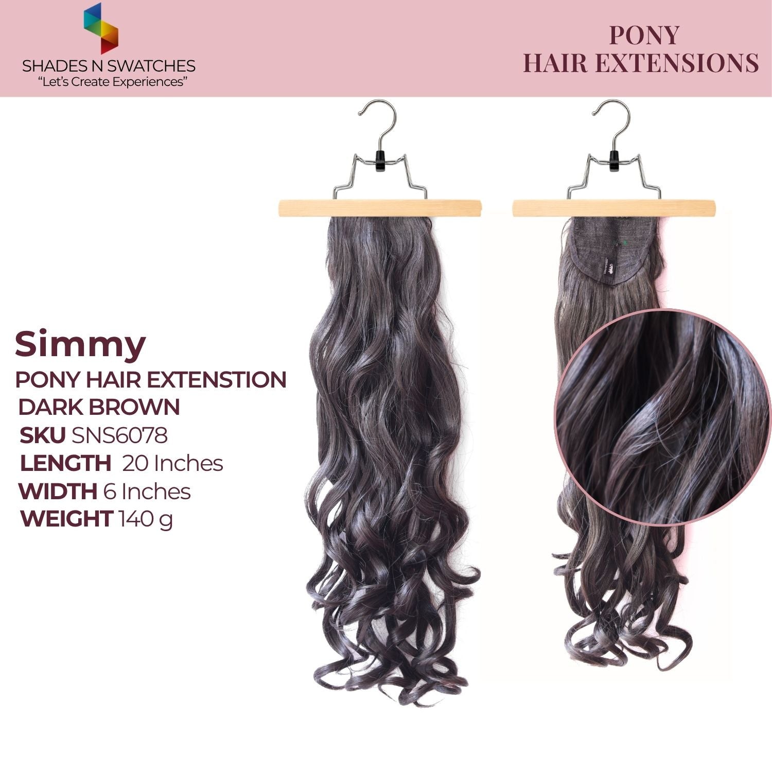 PONY HAIR EXTENSIONS SIMMY