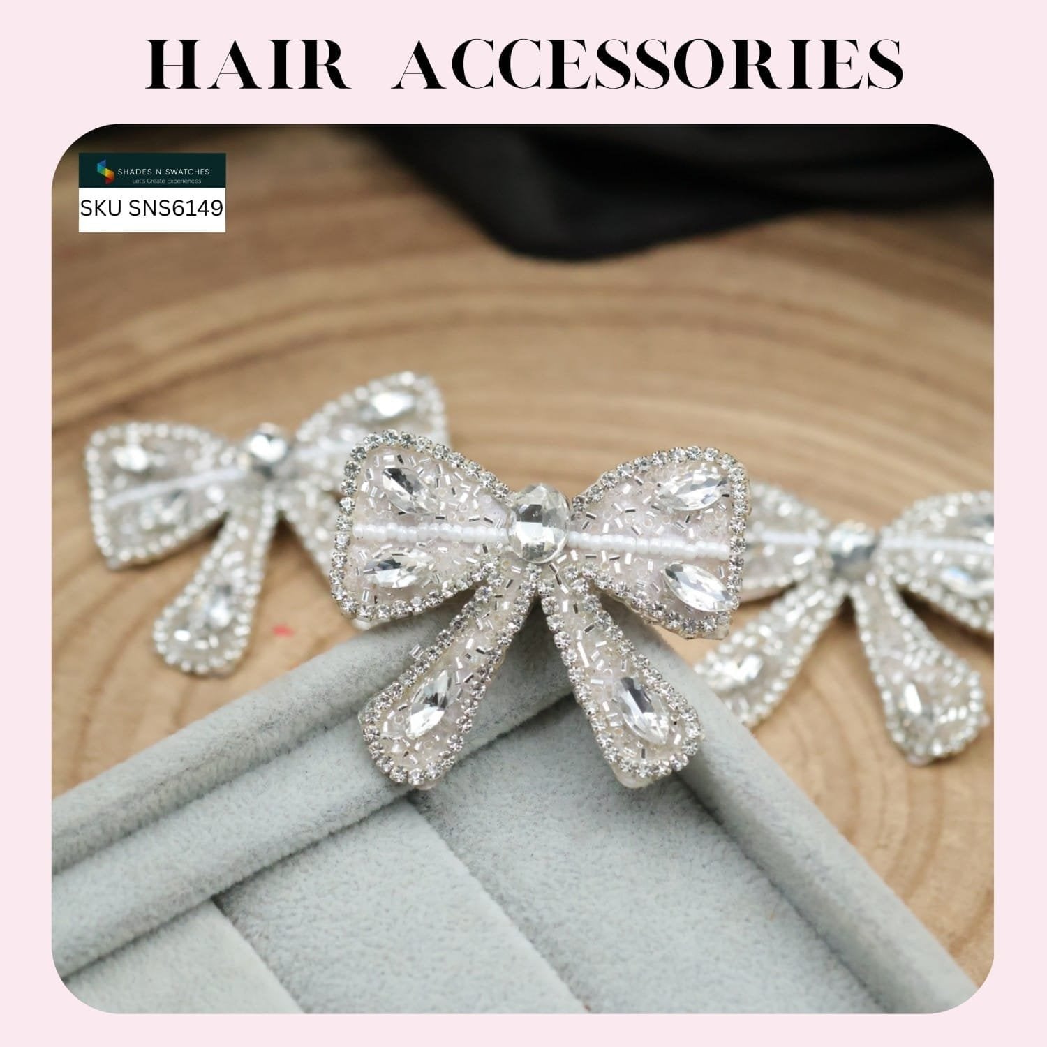 SMALL HAIR BOW 3 PCS SET