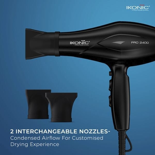 IKONIC PROFESSIONAL HAIR DRYER PRO 2400 - BLACK