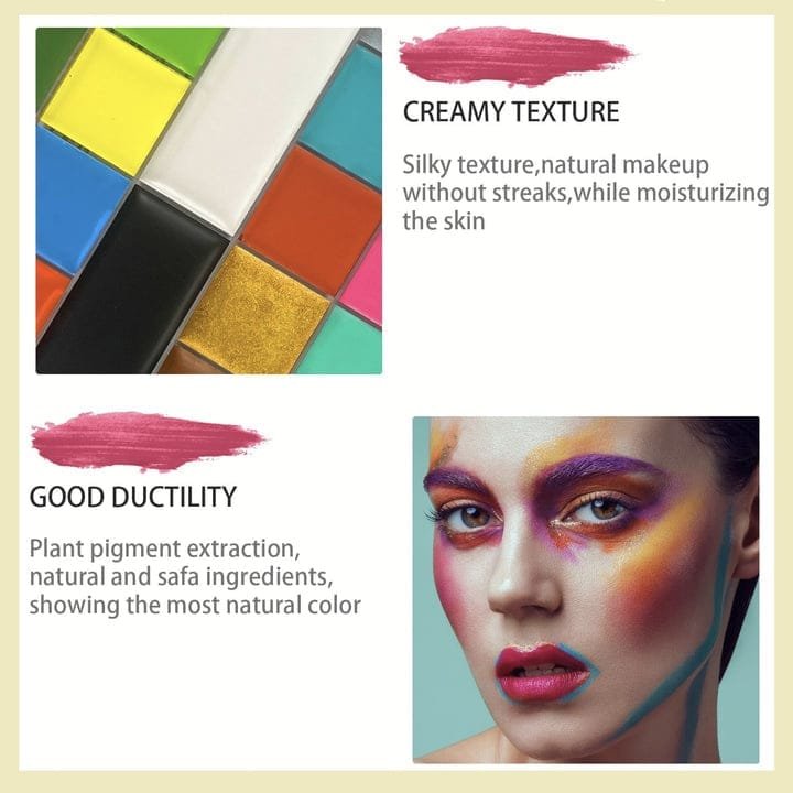 BEAUTY GLAZED ART OF COLOR BODY PAINT