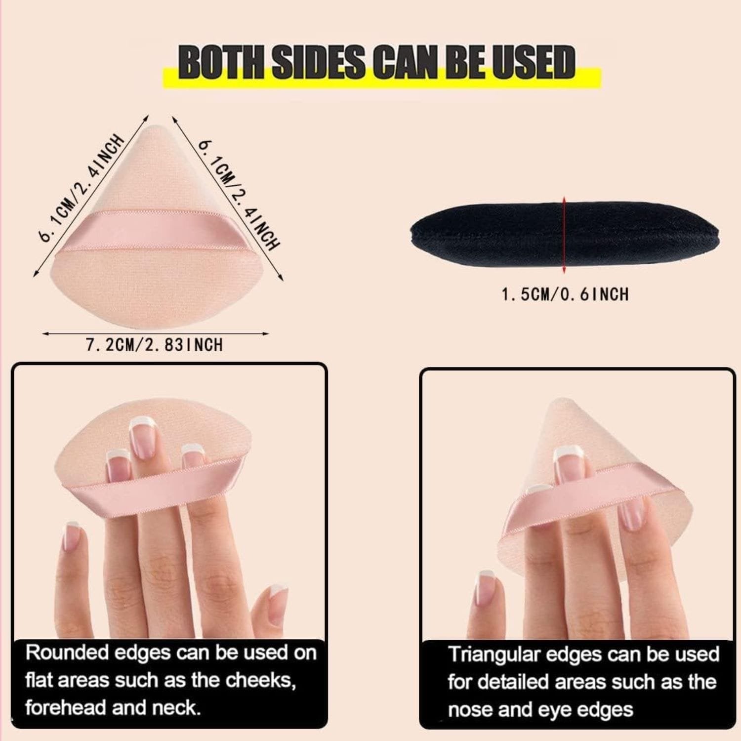 PNF 6 TRIANGLE PUFF MEDIUM