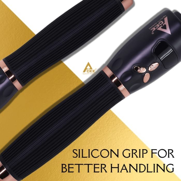 ACEE PRO CERAMIC CURLING TONG ONXY BLACK - 25MM