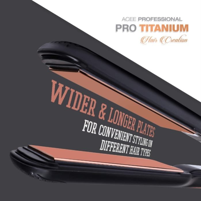 ACEE PRO TITANIUM HAIR STRAIGHTNER - HS 3005
