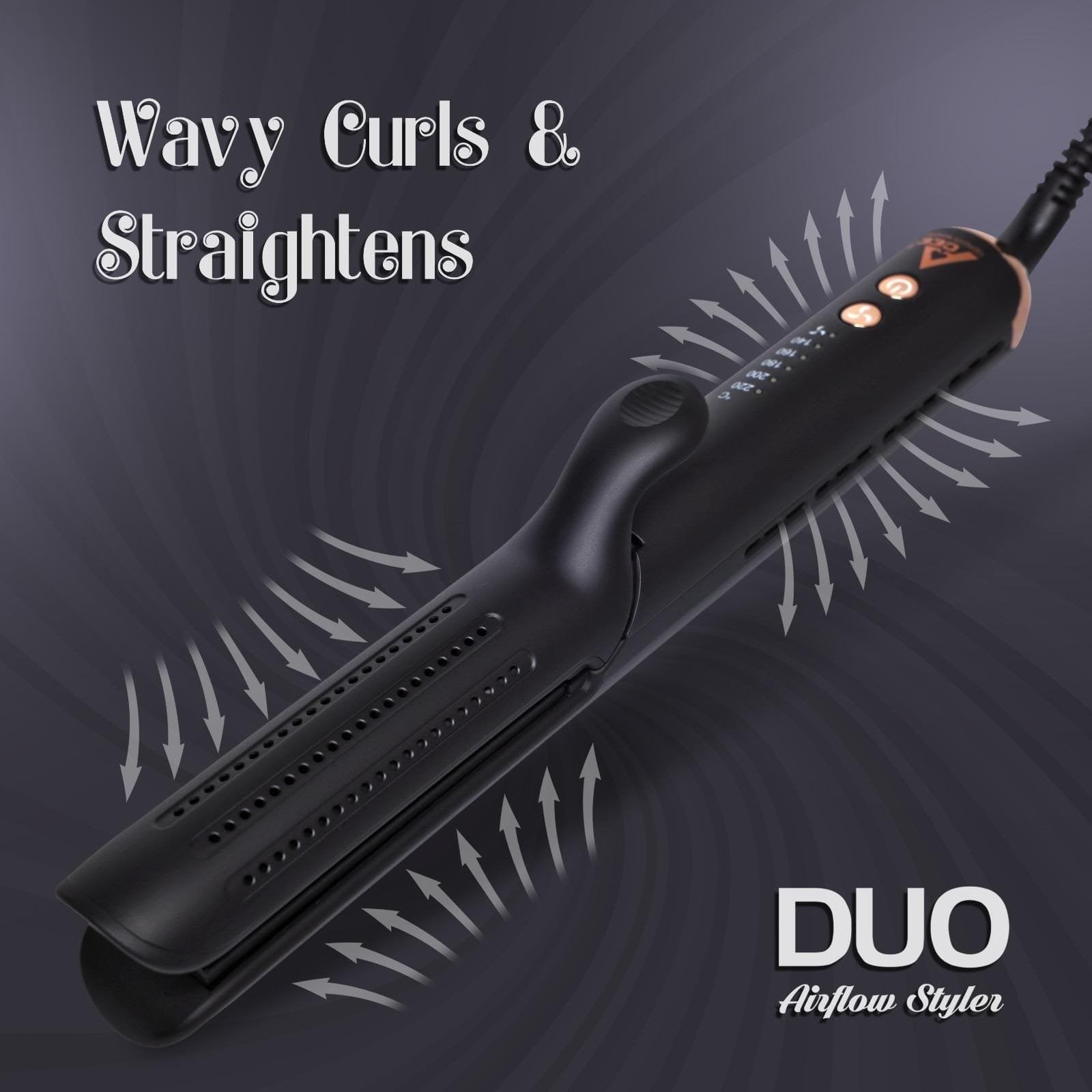 ACEE PRO DUO AIRFLOW ONYX BLACK - STRAIGHT&CURL
