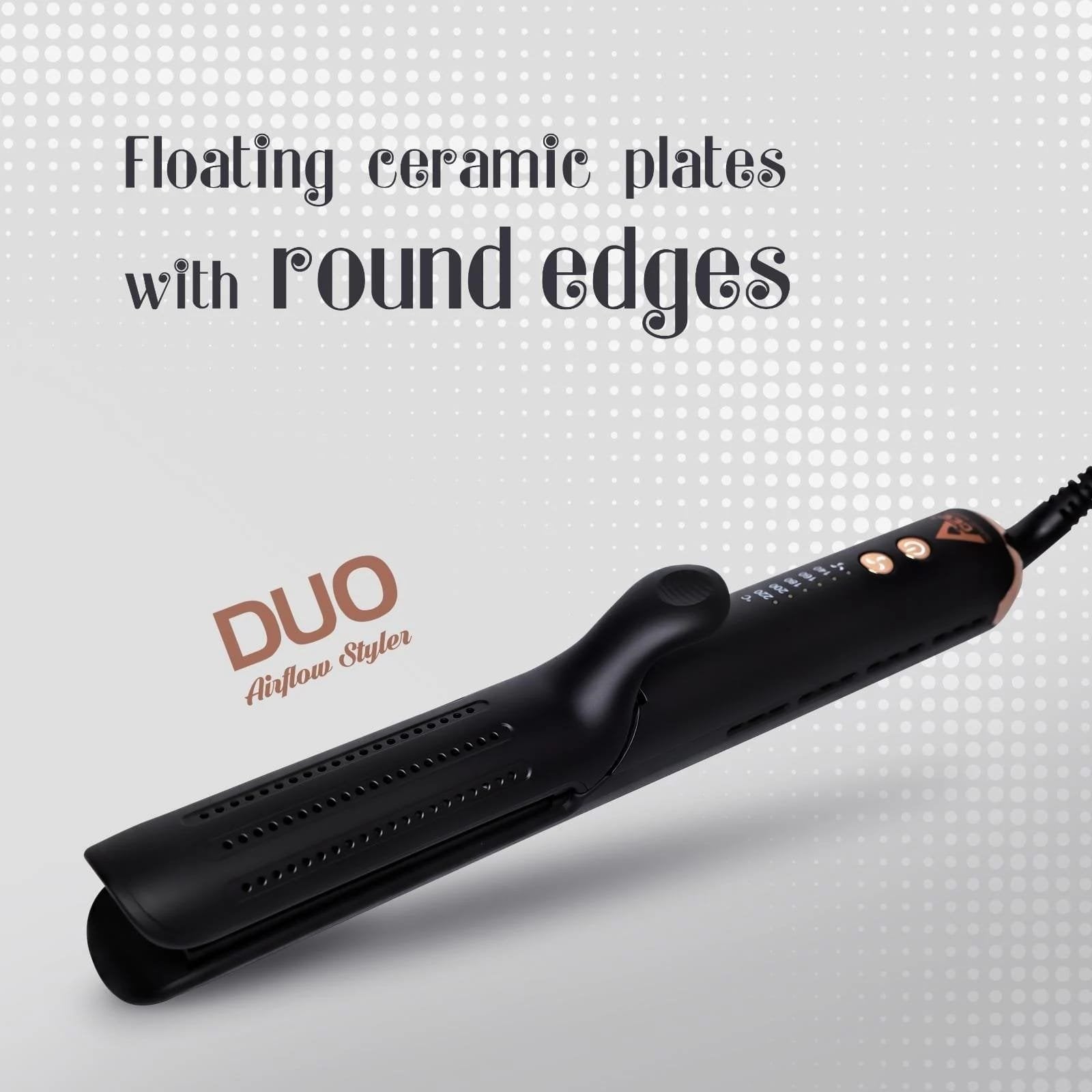 ACEE PRO DUO AIRFLOW ONYX BLACK - STRAIGHT&CURL