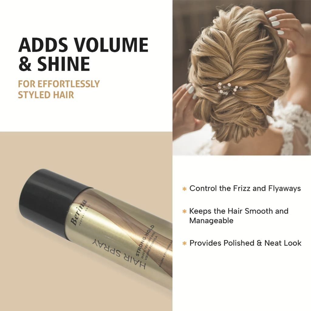BERINA HAIR SPRAY STRONG HOLD 6NO- 250ML