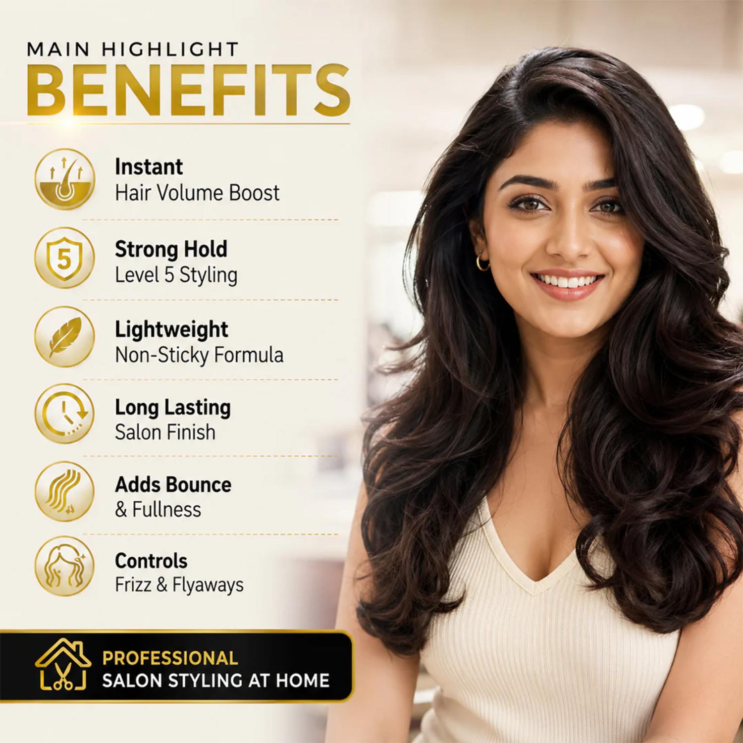 HAIR PURE KERAVOLUME HAIR VOLUMIZING MOUSSE