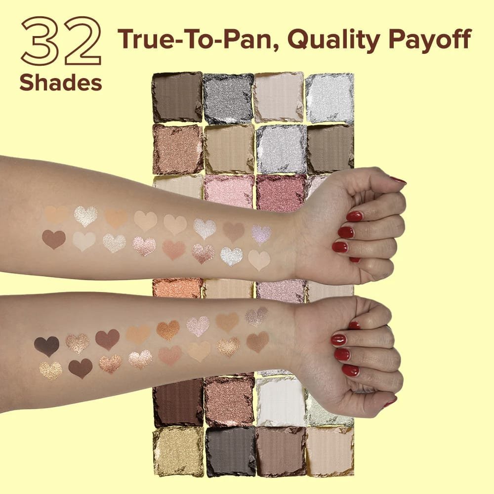 FOREVER 52 NATURALS 32 COLOR EYESHADOW PALETTE