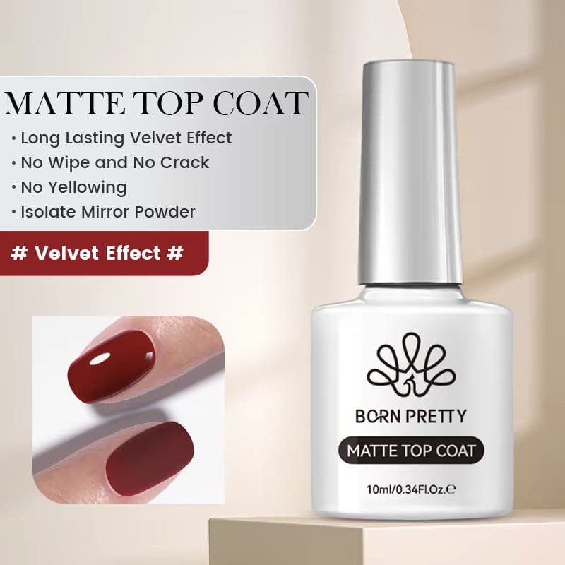 BORN PRETTY 10ml 2 Matte Top Coat