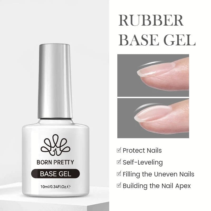 BORN PRETTY 10ml 4 Rubber Base GEL Coat