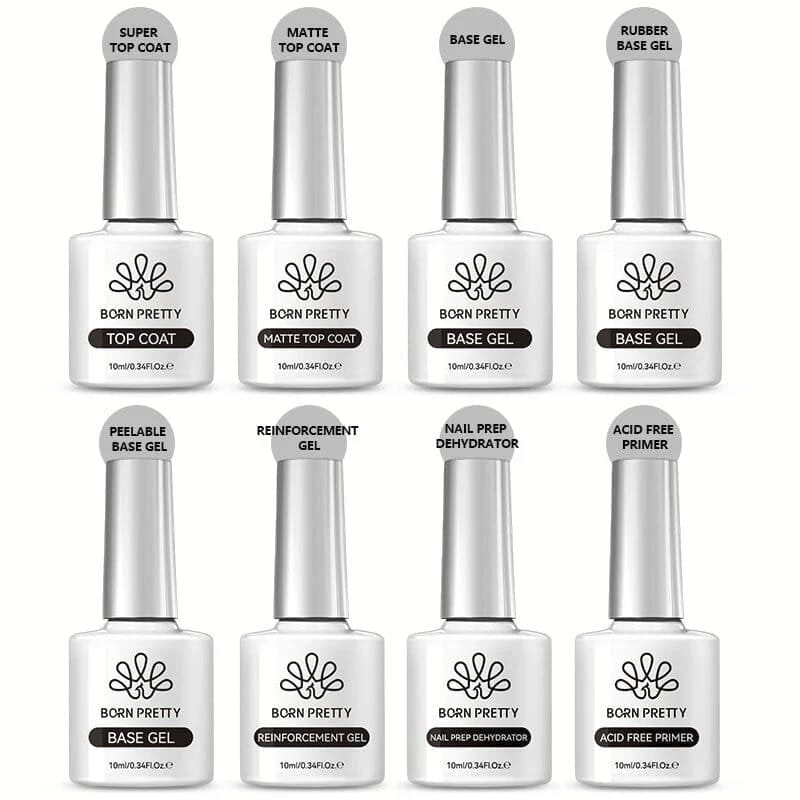 BORN PRETTY 10ml 4 Rubber Base GEL Coat