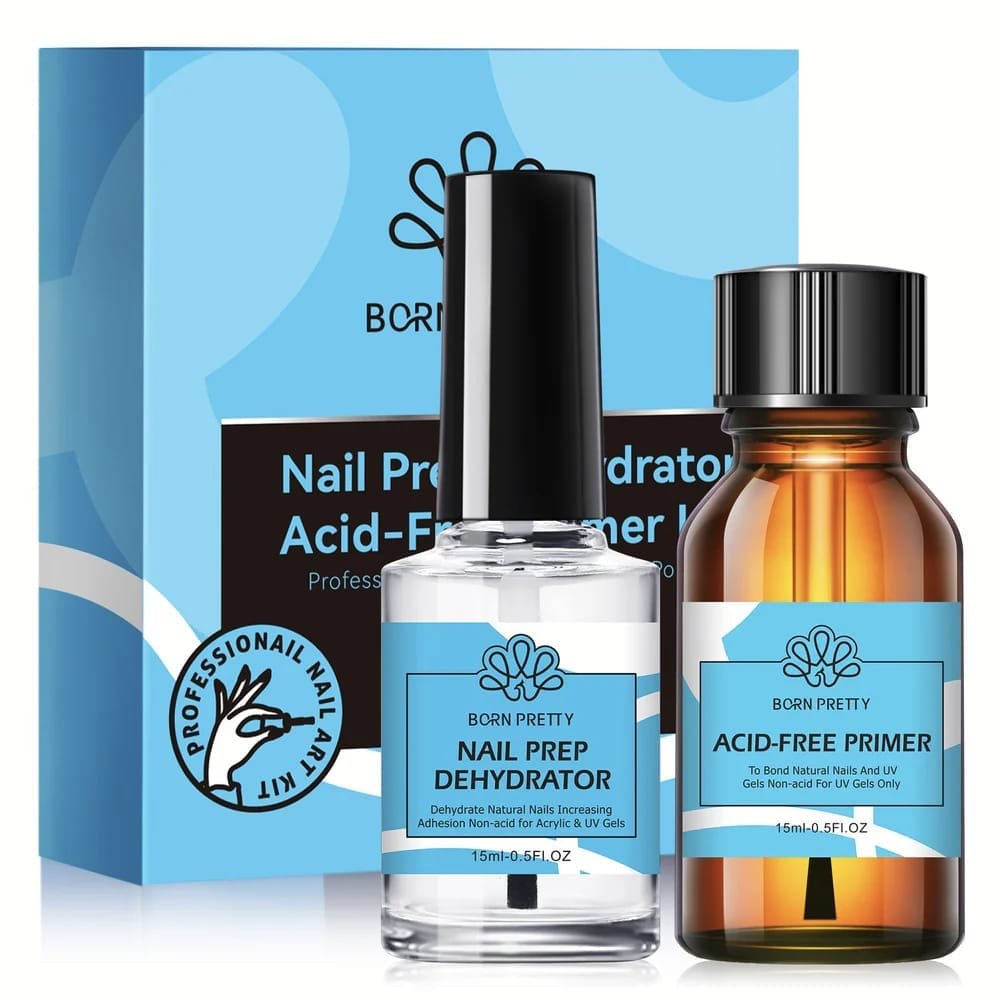 BORN PRETTY NAIL PREP DEHYDRATOR ACID-FREE PRIMER KIT