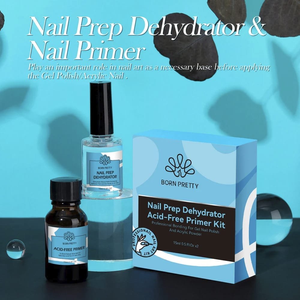BORN PRETTY NAIL PREP DEHYDRATOR ACID-FREE PRIMER KIT