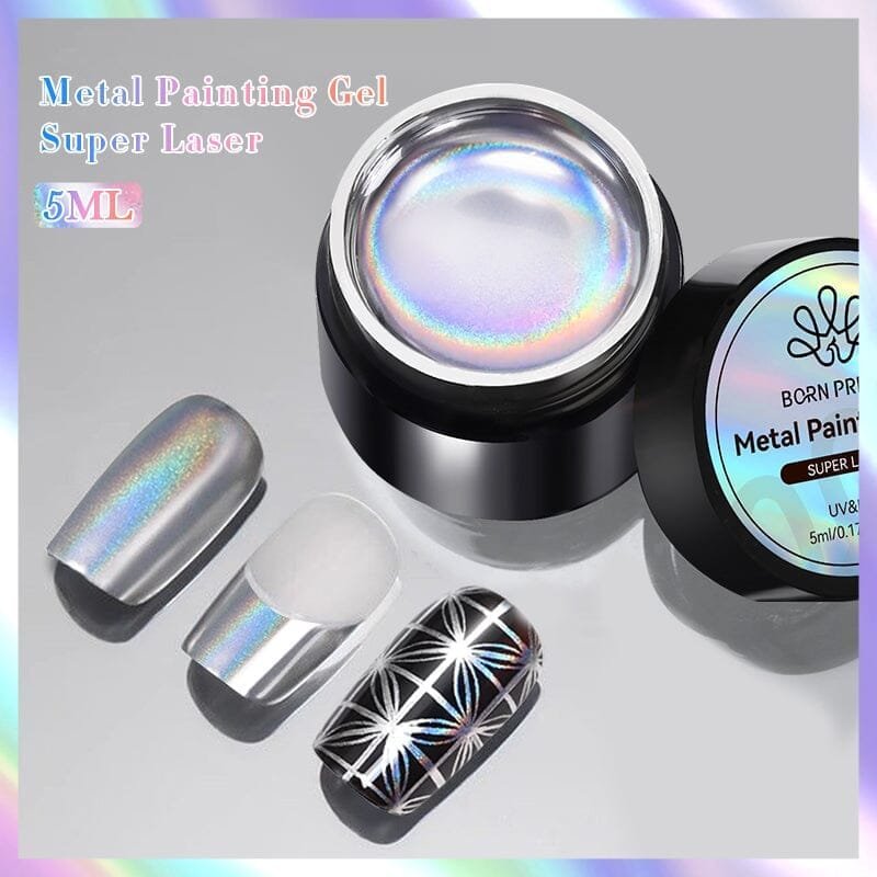 BORN PRETTY Super Laser Metal Painting Gel 5M