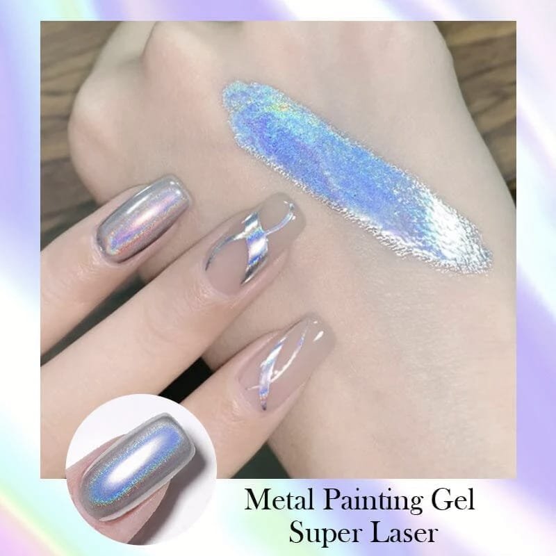 BORN PRETTY Super Laser Metal Painting Gel 5M