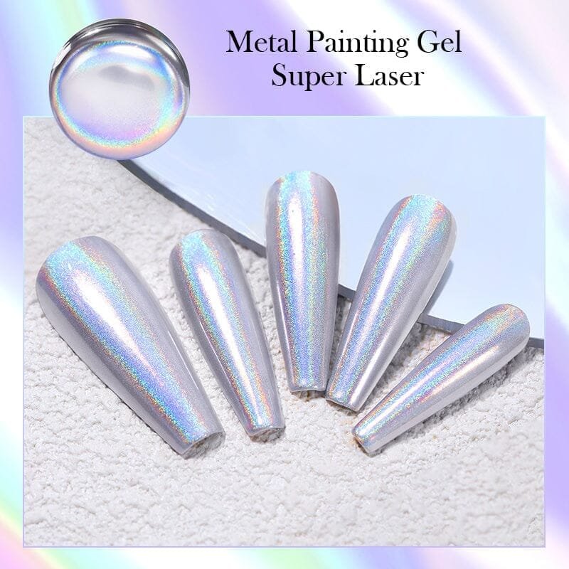 BORN PRETTY Super Laser Metal Painting Gel 5M