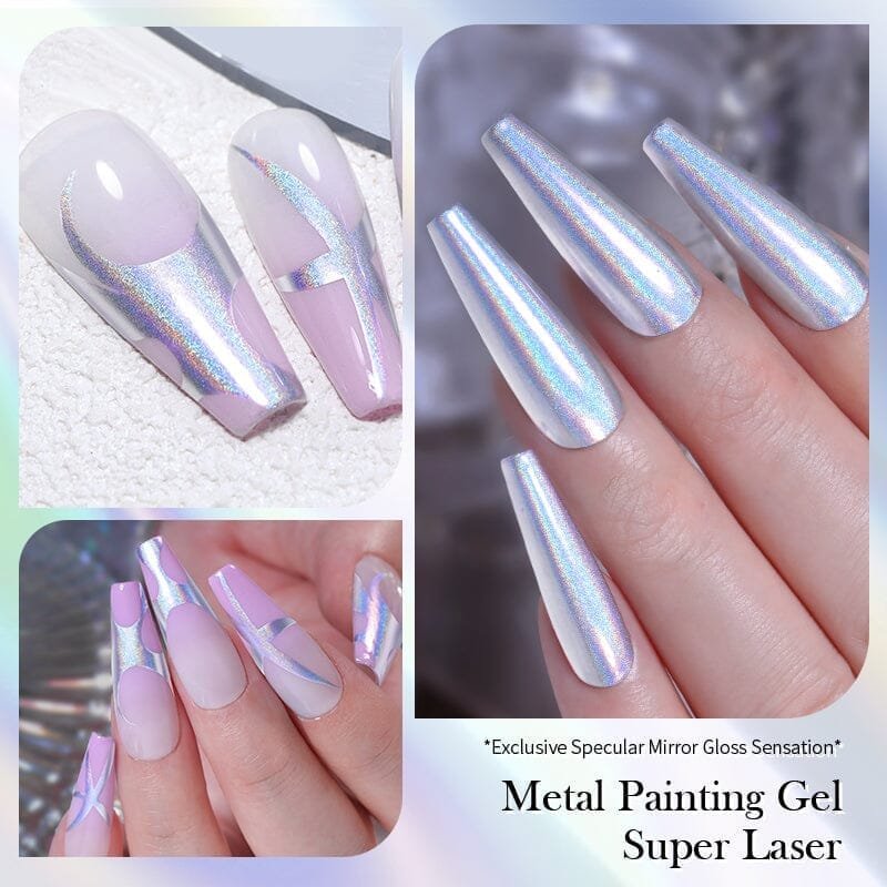 BORN PRETTY Super Laser Metal Painting Gel 5M