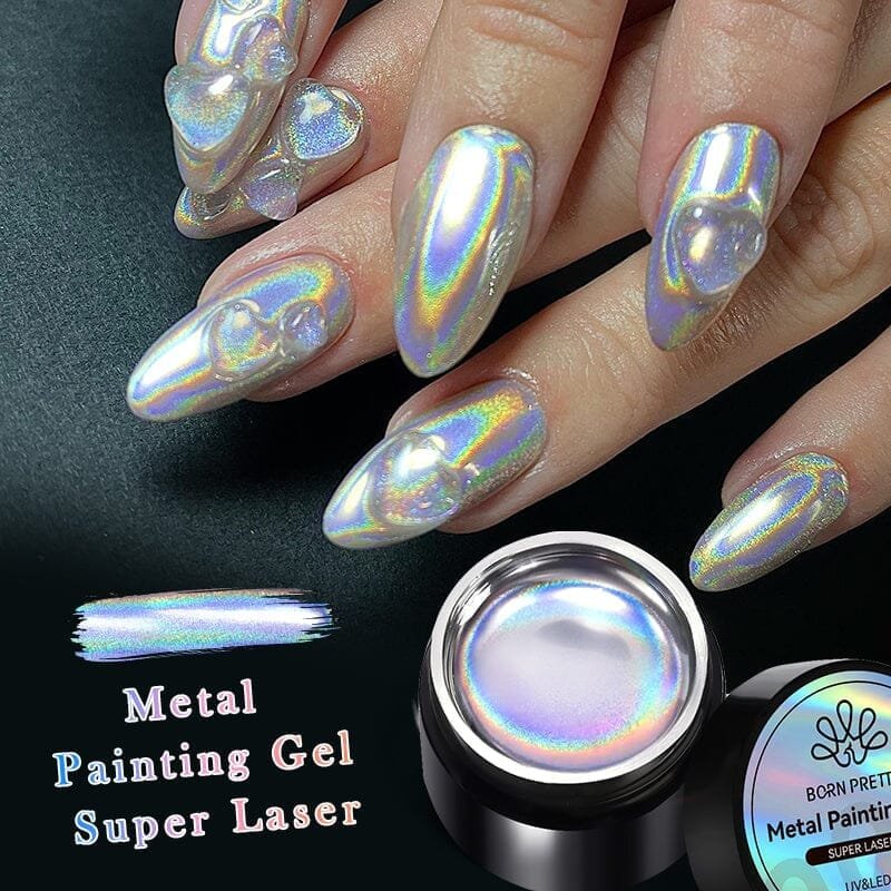 BORN PRETTY Super Laser Metal Painting Gel 5M