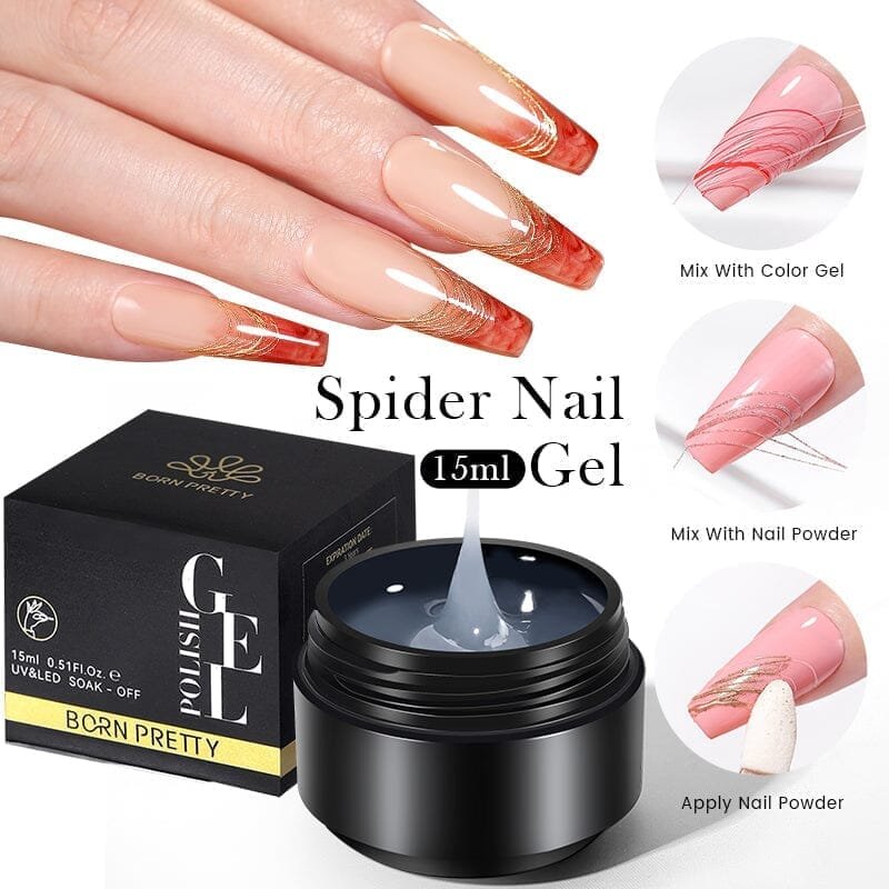 BORN PRETTY Semi-Solid Clear Spider Gel