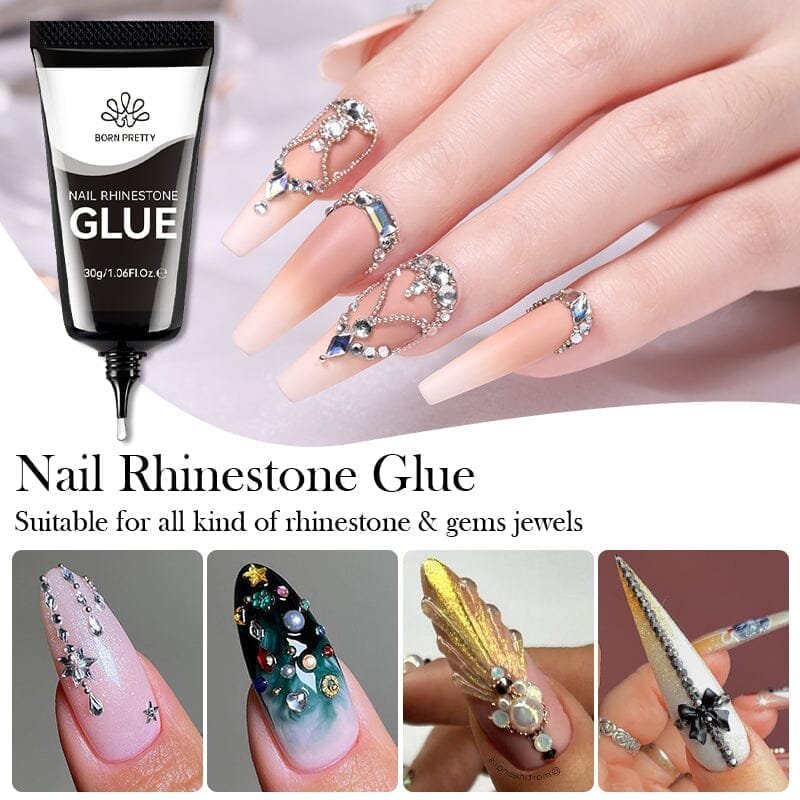 BORN PRETTY Nail Rhinestone Glue 30G