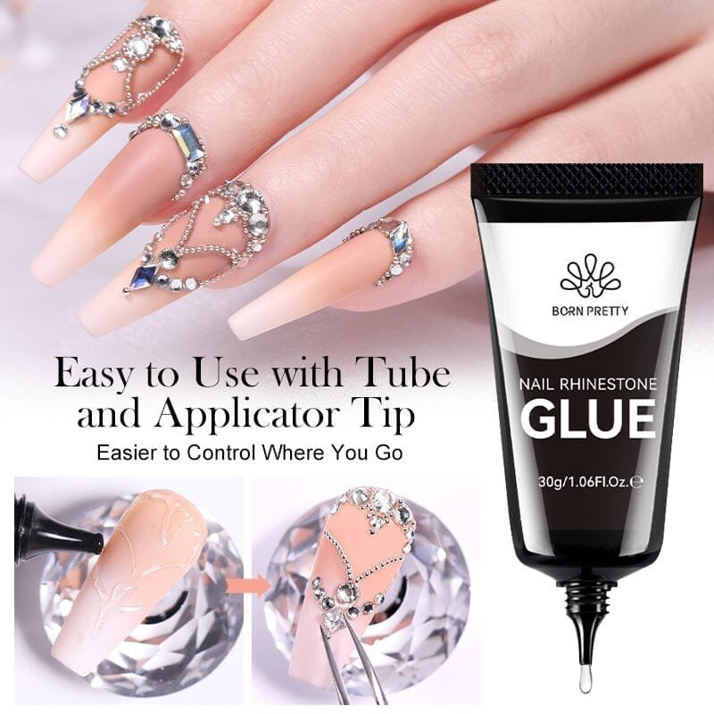 BORN PRETTY Nail Rhinestone Glue 30G
