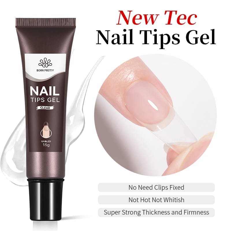 BORN PRETTY Nail Tips Gel UV&LED
