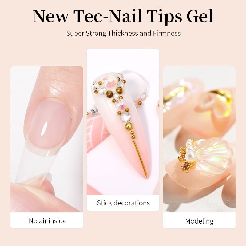 BORN PRETTY Nail Tips Gel UV&LED