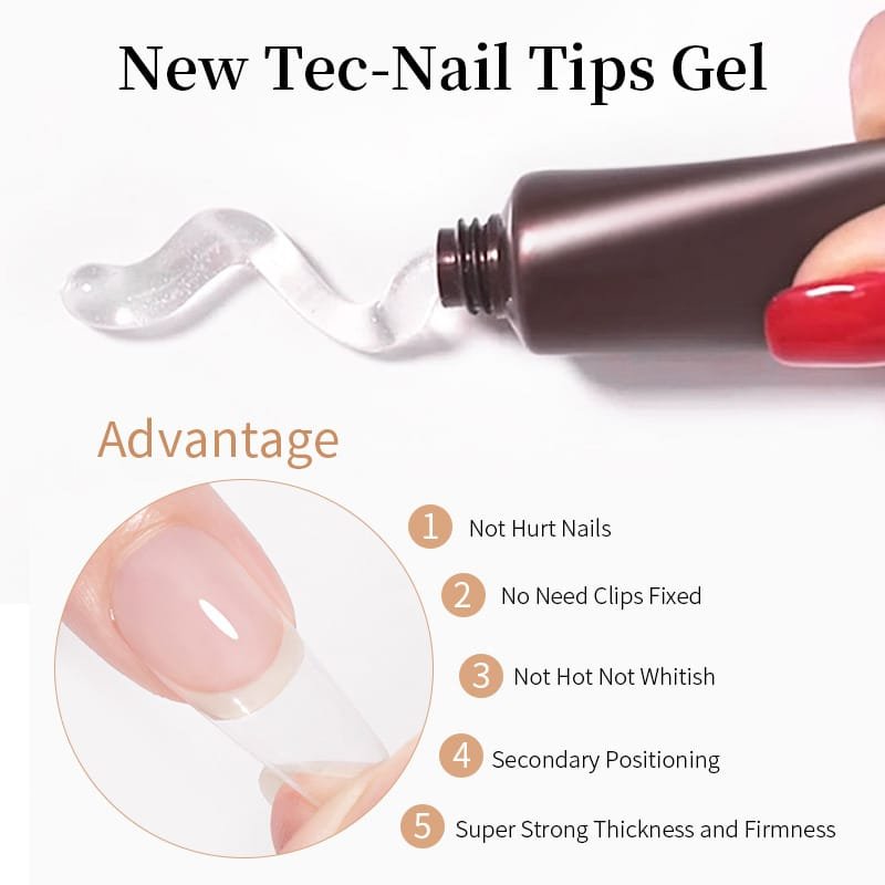 BORN PRETTY Nail Tips Gel UV&LED