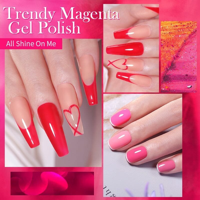 BORN PRETTY ALL SHINE ON ME GEL NAIL PAINT 10ML- PINK FAMILY