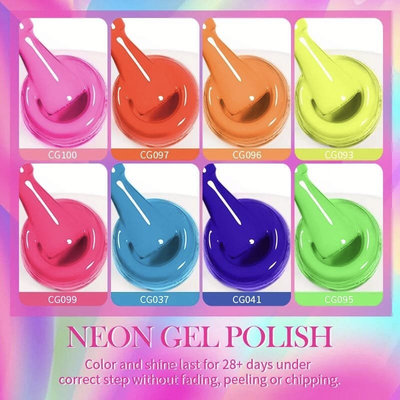 BORN PRETTY ALL SHINE ON ME GEL NAIL PAINT 10ML- NEON FAMILY