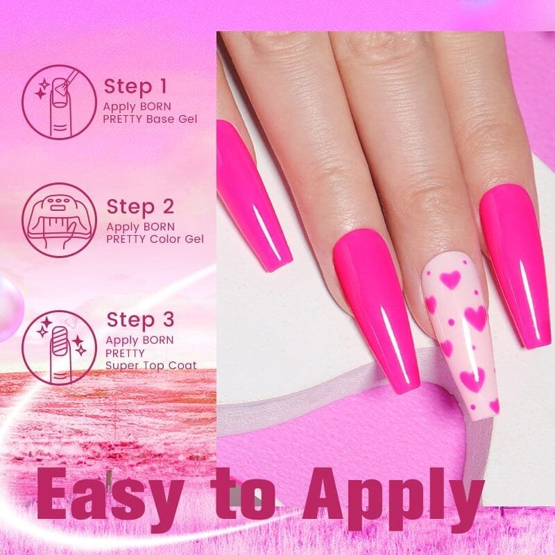 BORN PRETTY ALL SHINE ON ME GEL NAIL PAINT 10ML- NEON FAMILY