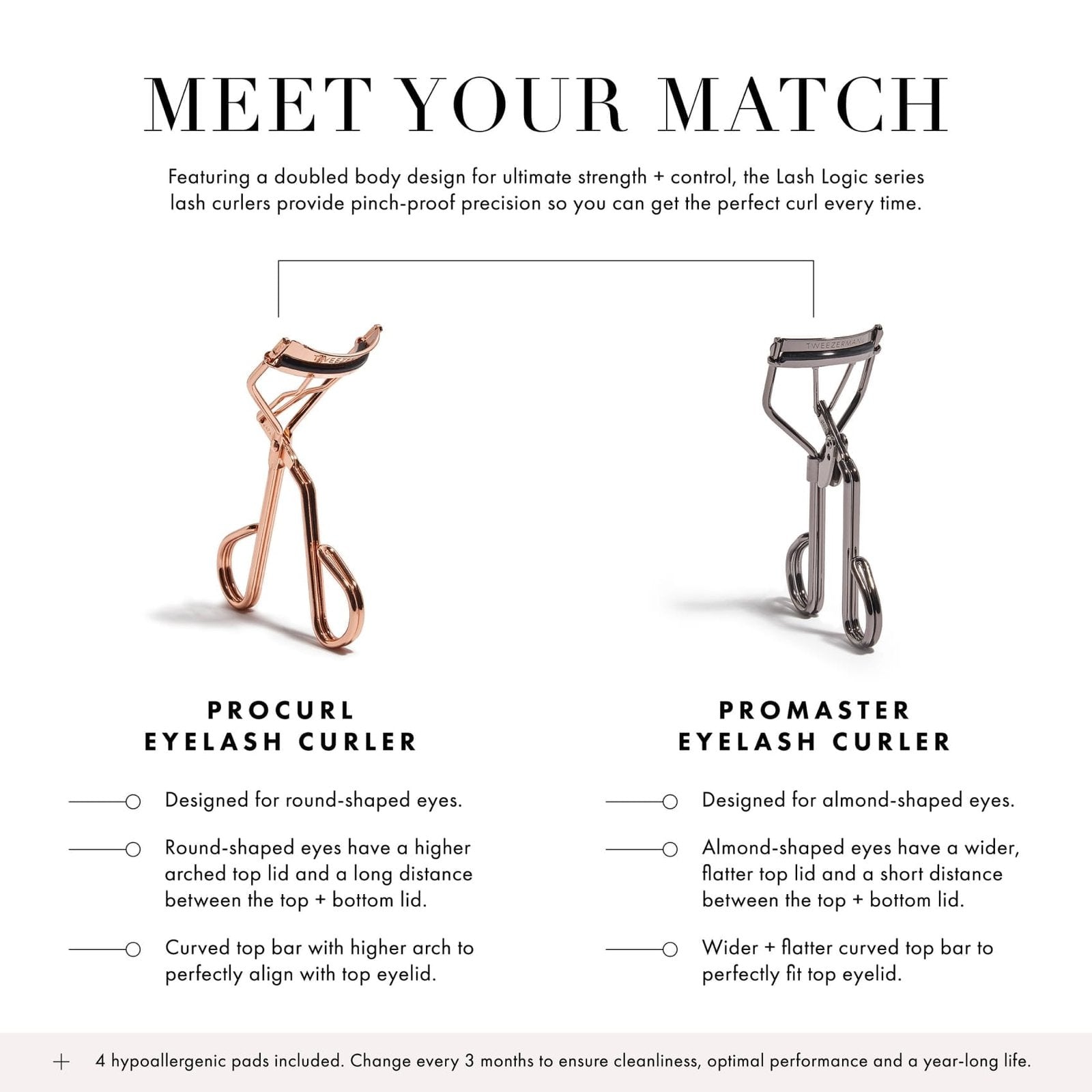 TWEEZERMAN PRO MASTER LASH CURLER