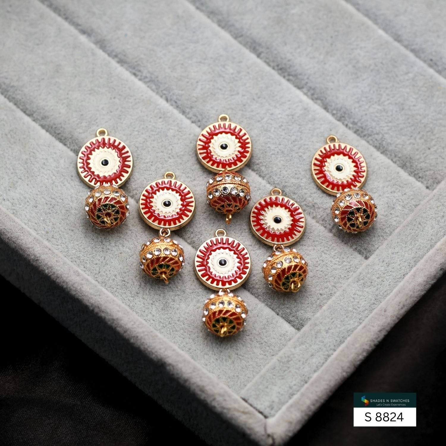 HAIR CHARMS EVIL EYE