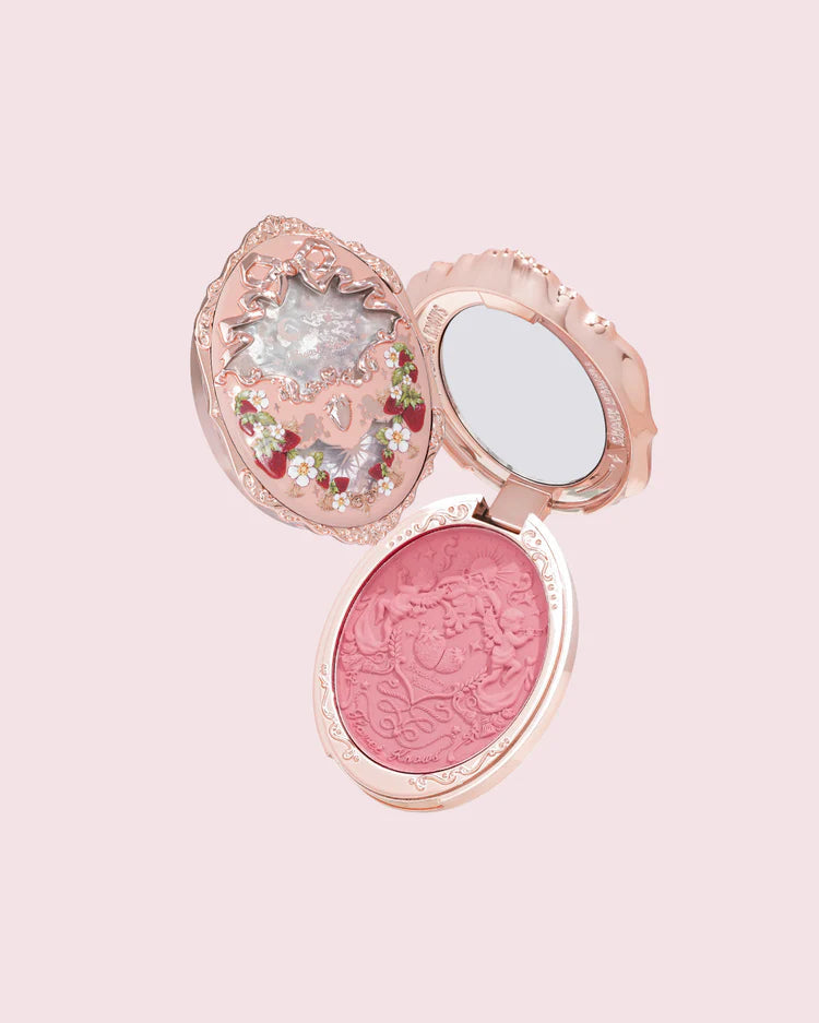 Flower Knows Strawberry Rococo Embossed Blush 5 Gm