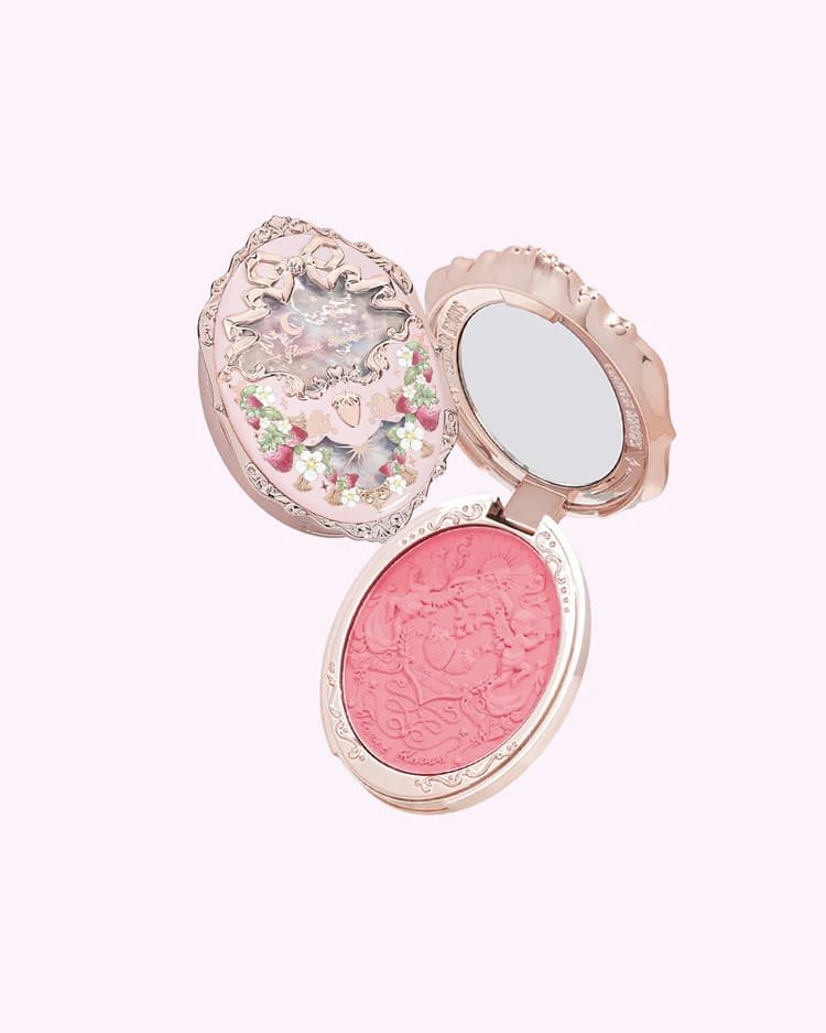 Flower Knows Violet Strawberry Rococo Embossed Blush 4.6 Gm